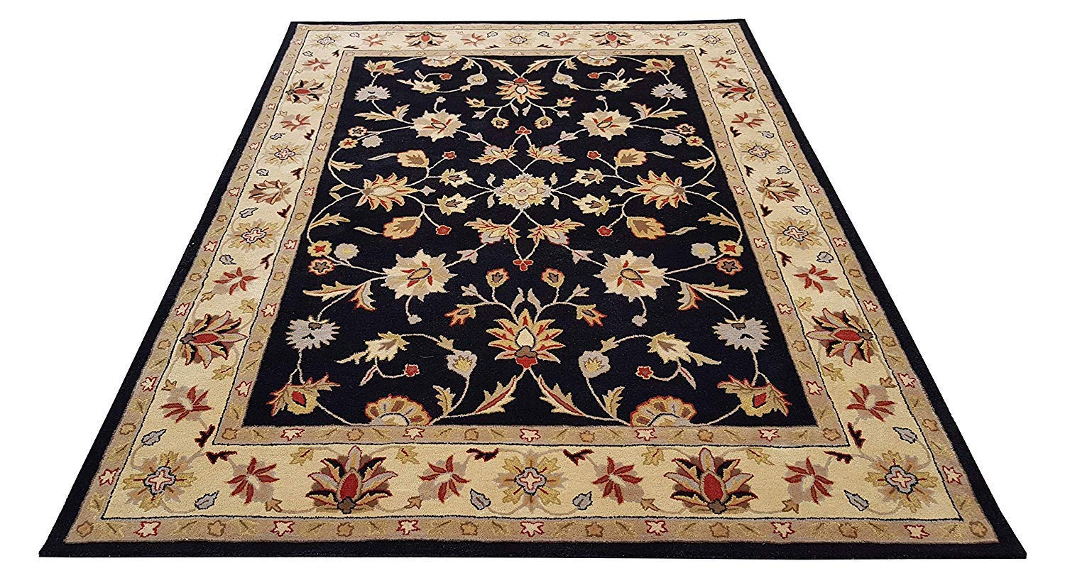 Ashbourne Manor Floral Wool Rug