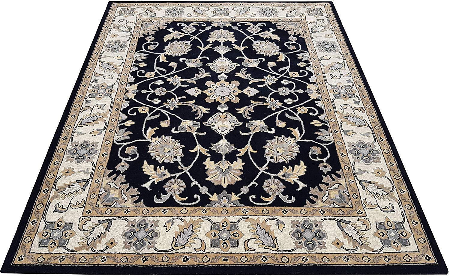 Ashbourne Floral Wool Rug