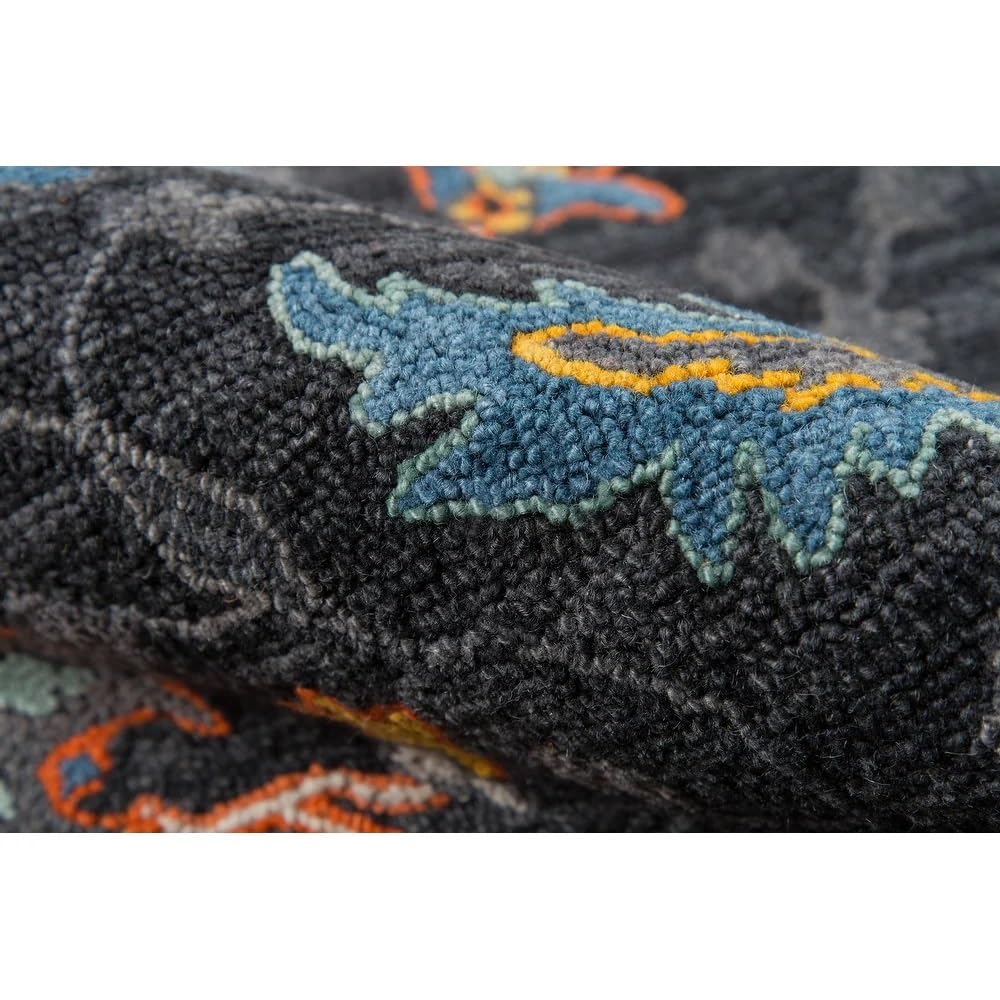 Embercrest Ornamental Wool Rug