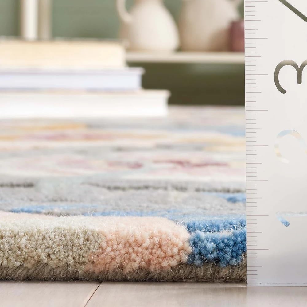 Rosalie – Pastel Floral Wool Rug