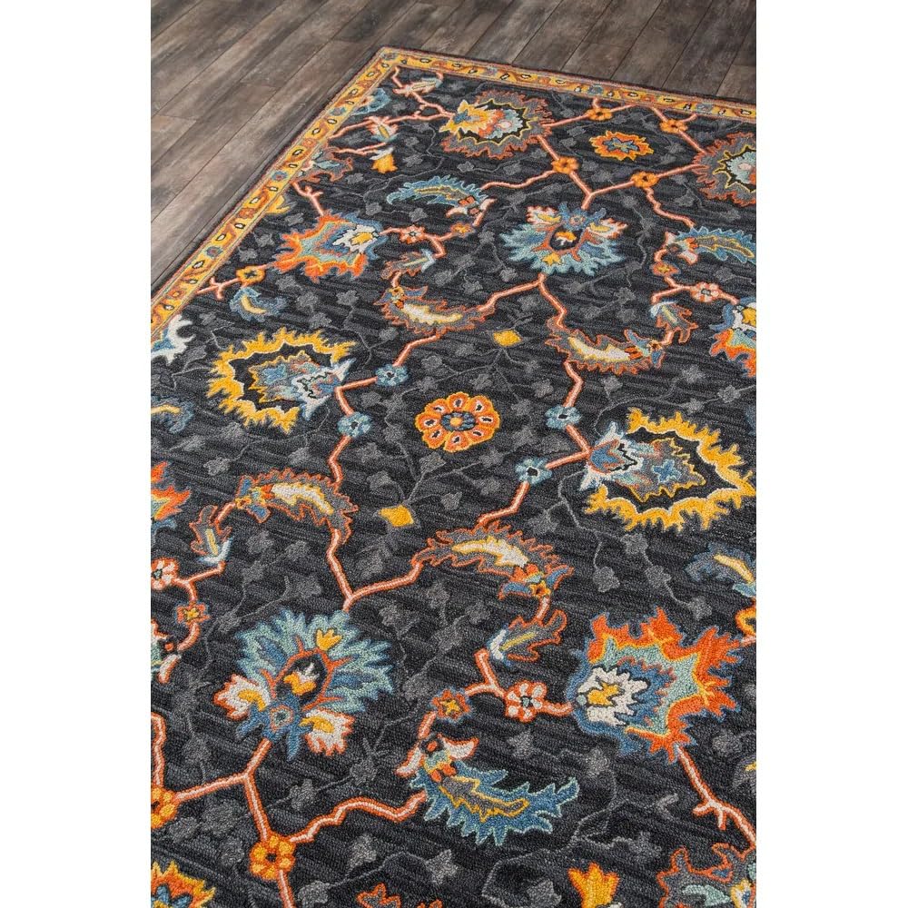Embercrest Ornamental Wool Rug