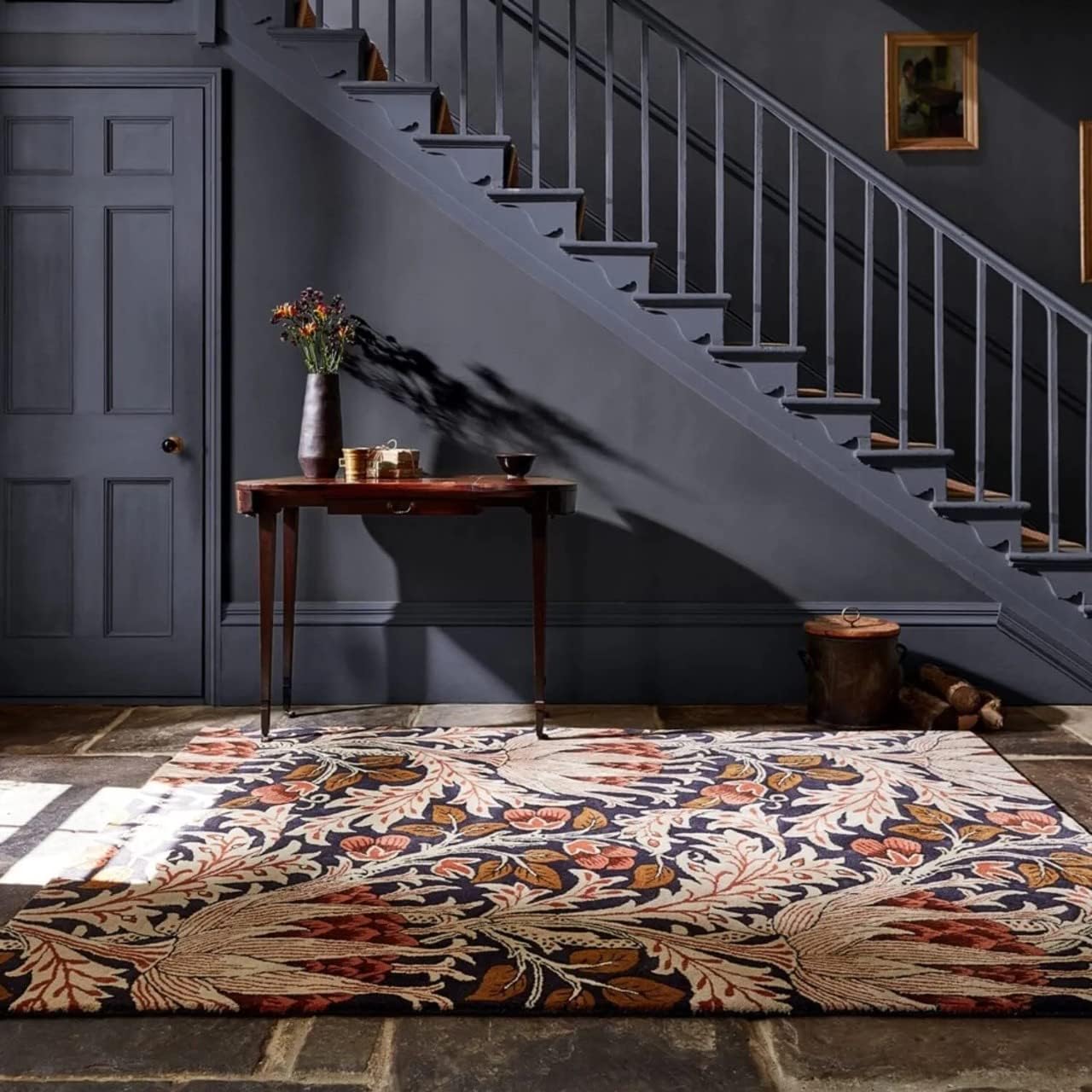 Foxglove Botanical Wool Rug