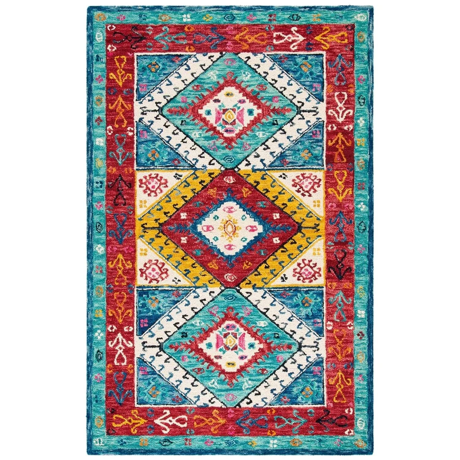 Rumi Folk Wool Rug