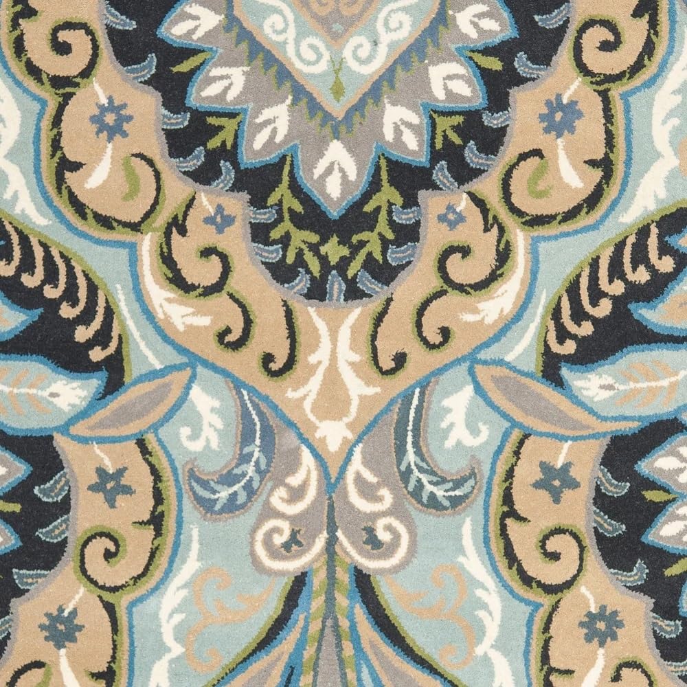 Pavone Damask Wool Rug