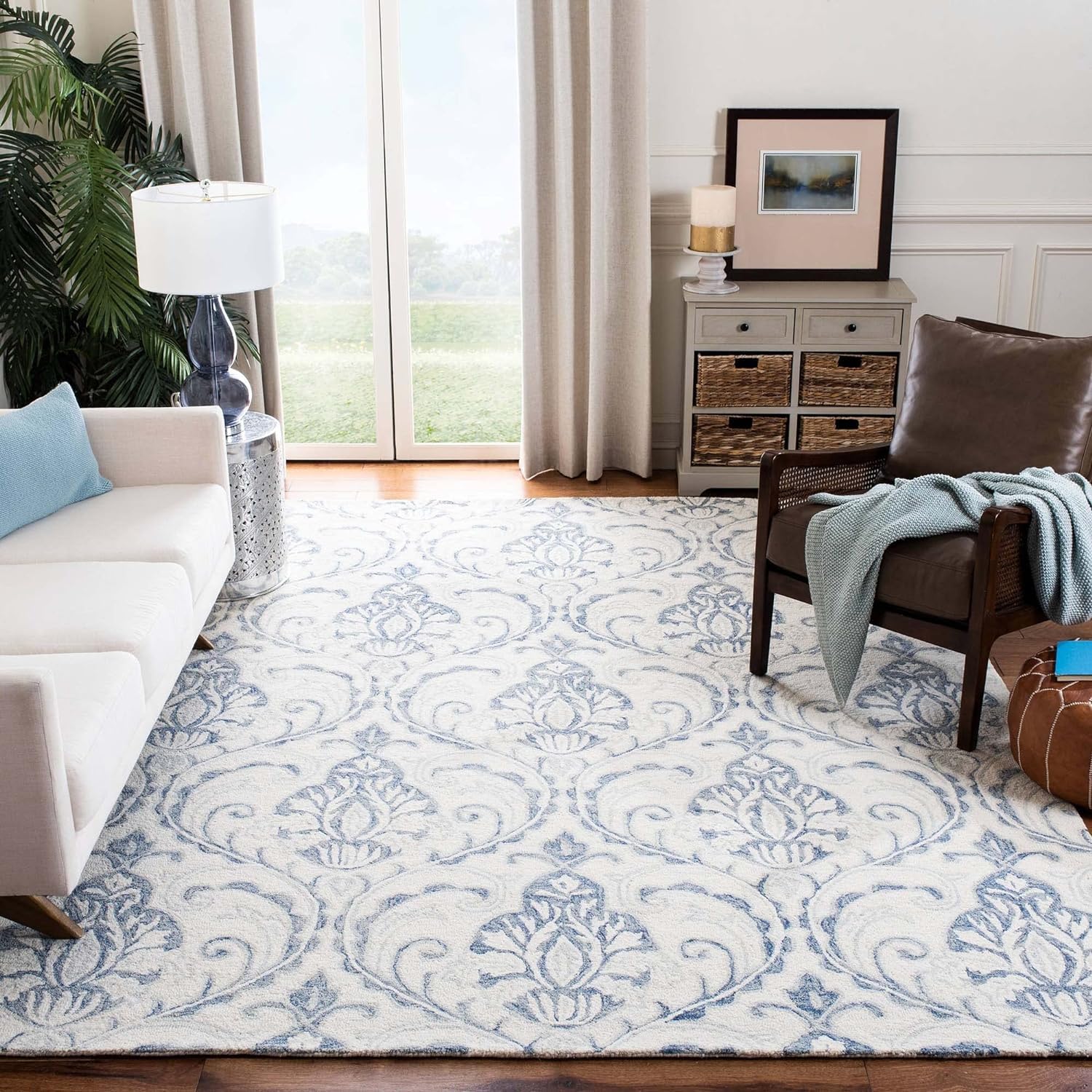 Celestine Damask Wool Rug
