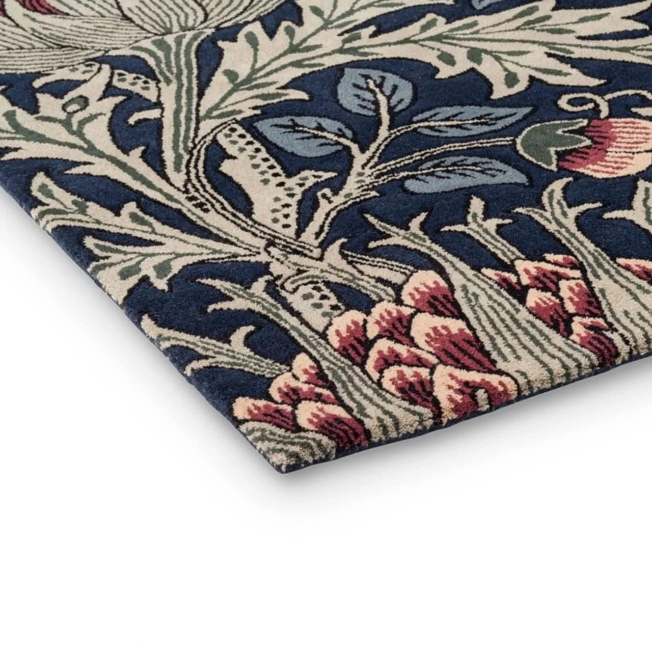 Thistledown Botanical Floral Wool Rug