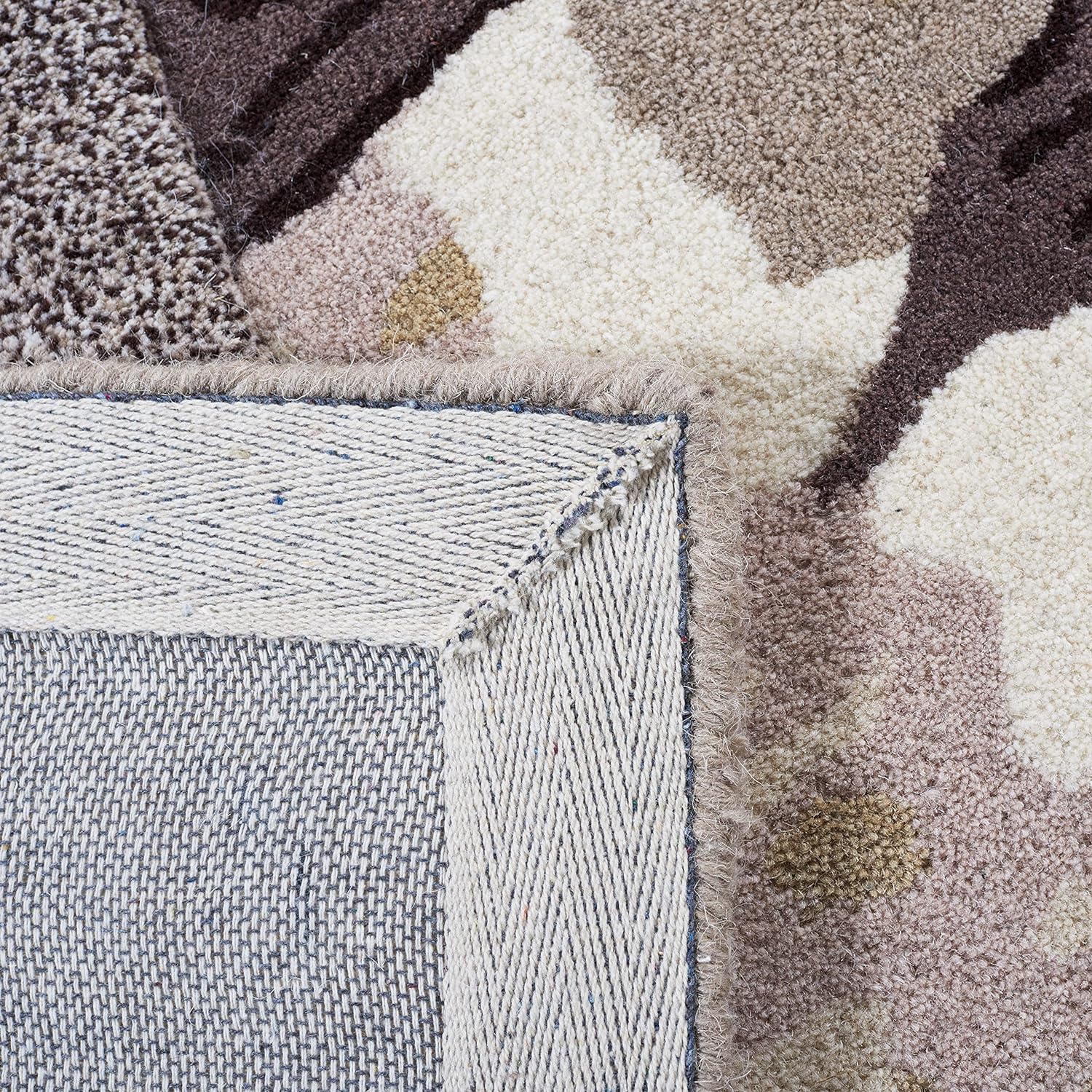Autumn Petals Floral Wool Rug