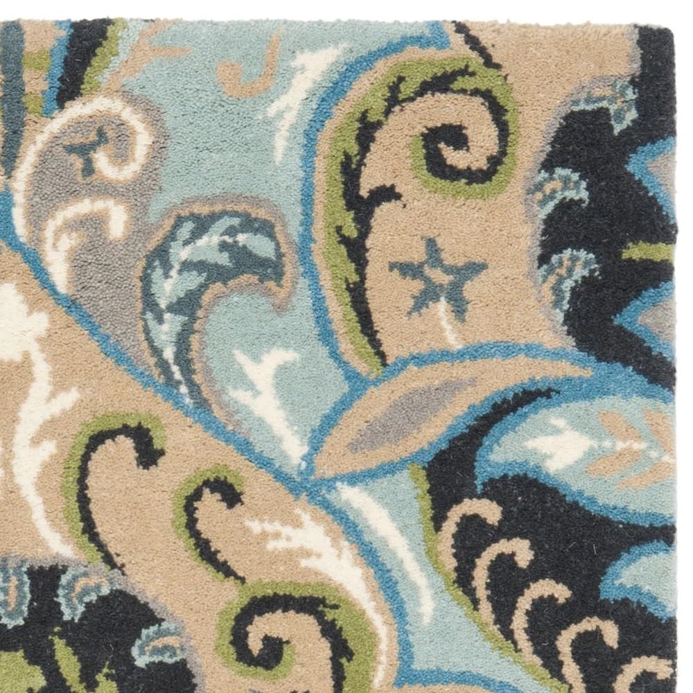 Pavone Damask Wool Rug