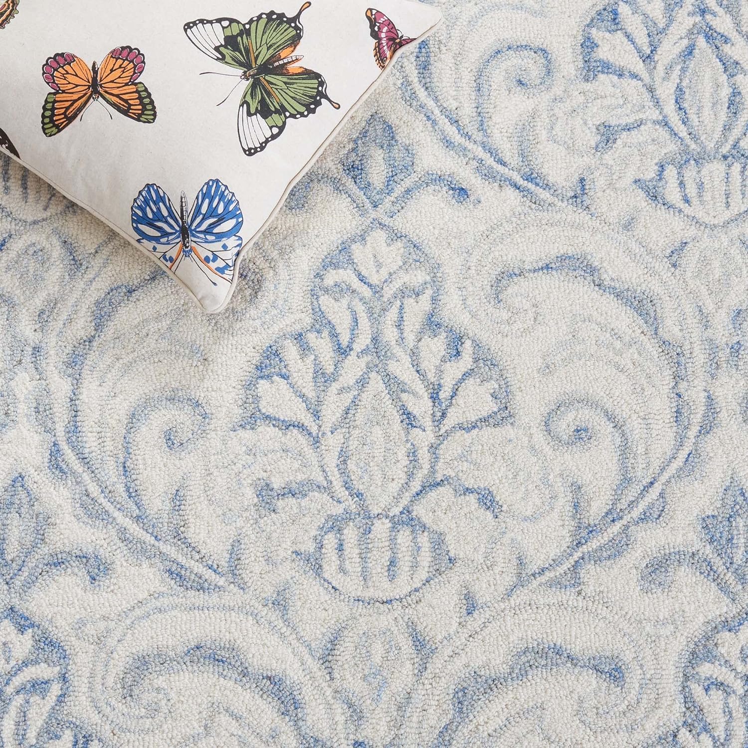 Celestine Damask Wool Rug
