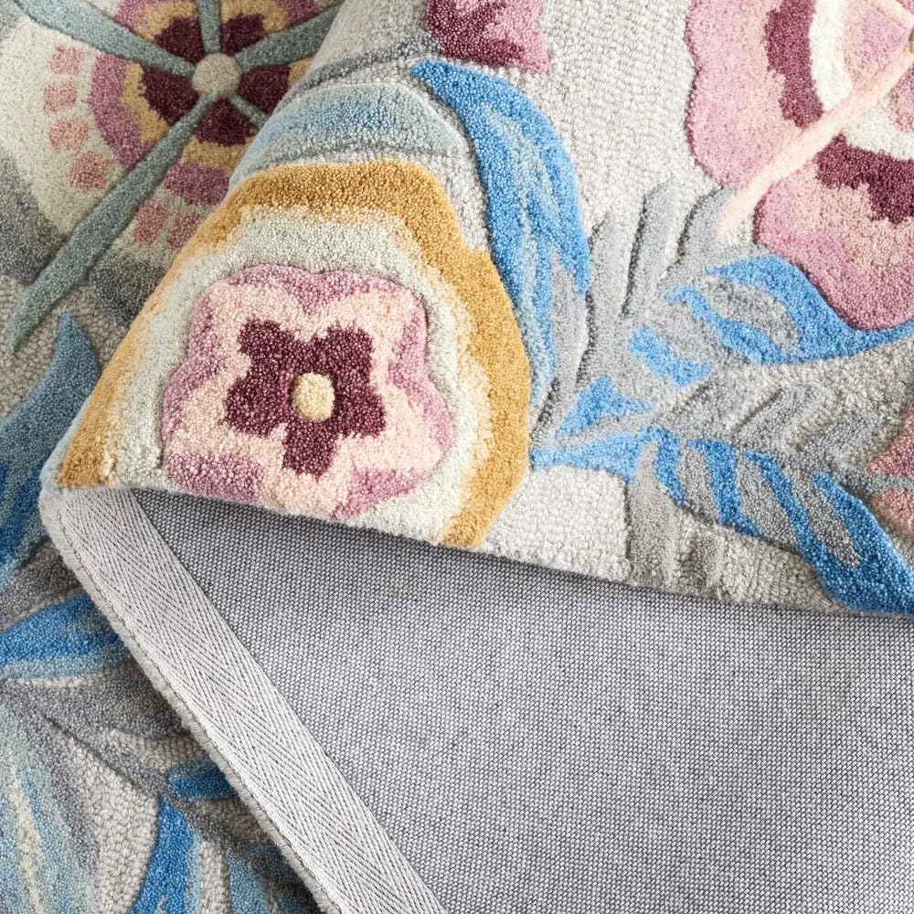 Rosalie – Pastel Floral Wool Rug