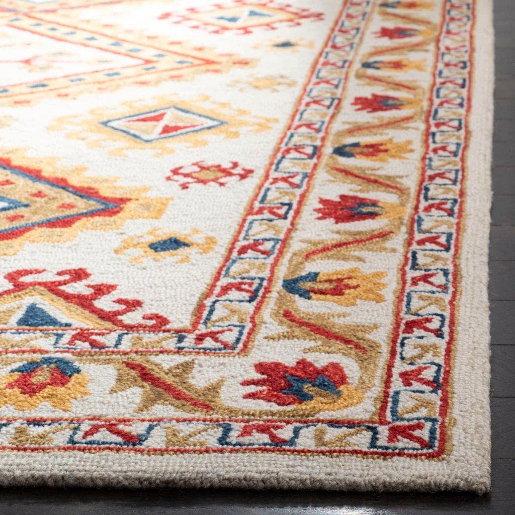 Tazim Tribal Diamond Wool Rug