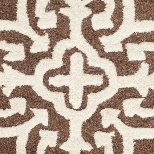 Alvara Chocolate Trellis Wool Rug