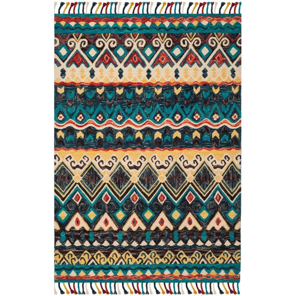 Zariya Bohemian Tribal Wool Rug