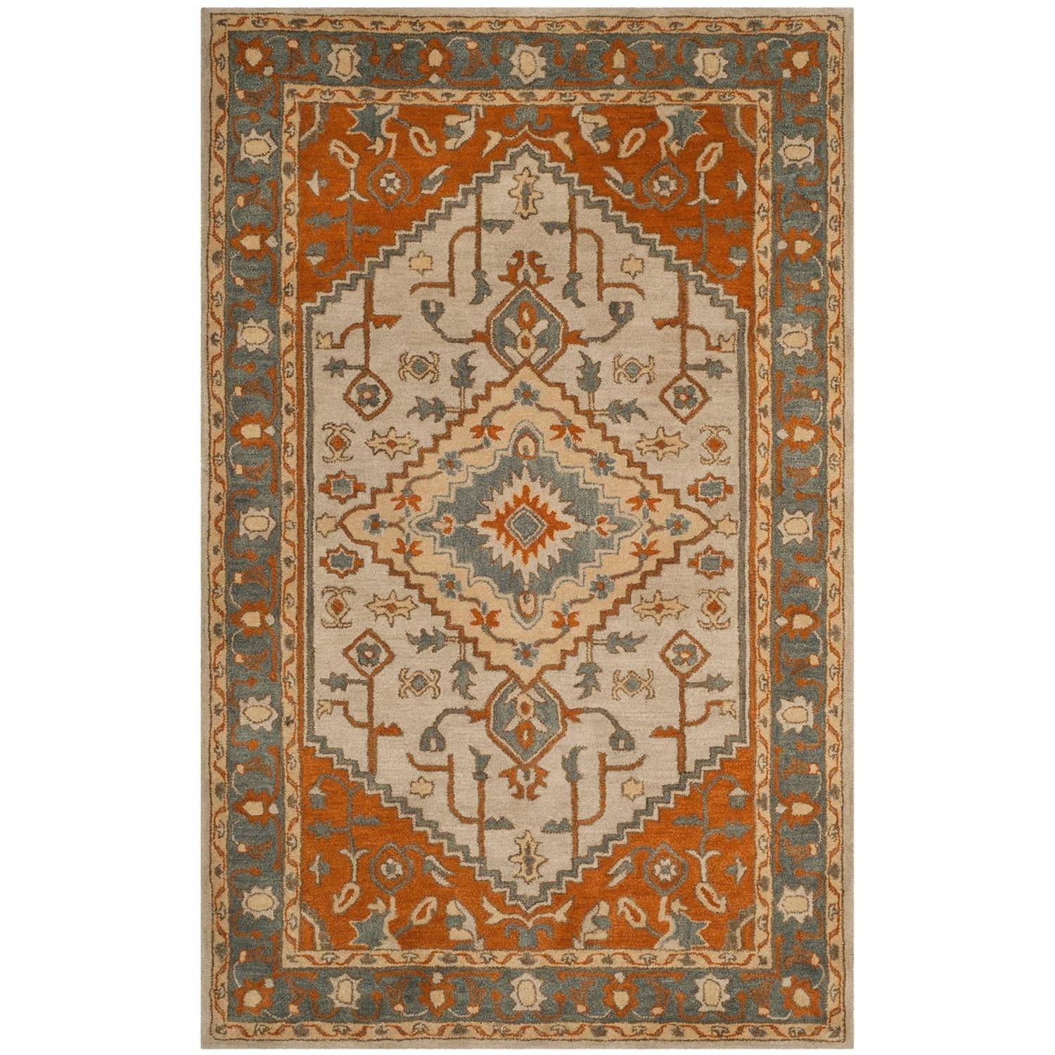 Safira Heritage Medallion Wool Rug