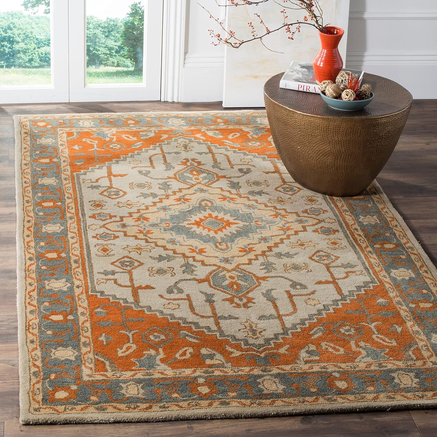 Safira Heritage Medallion Wool Rug