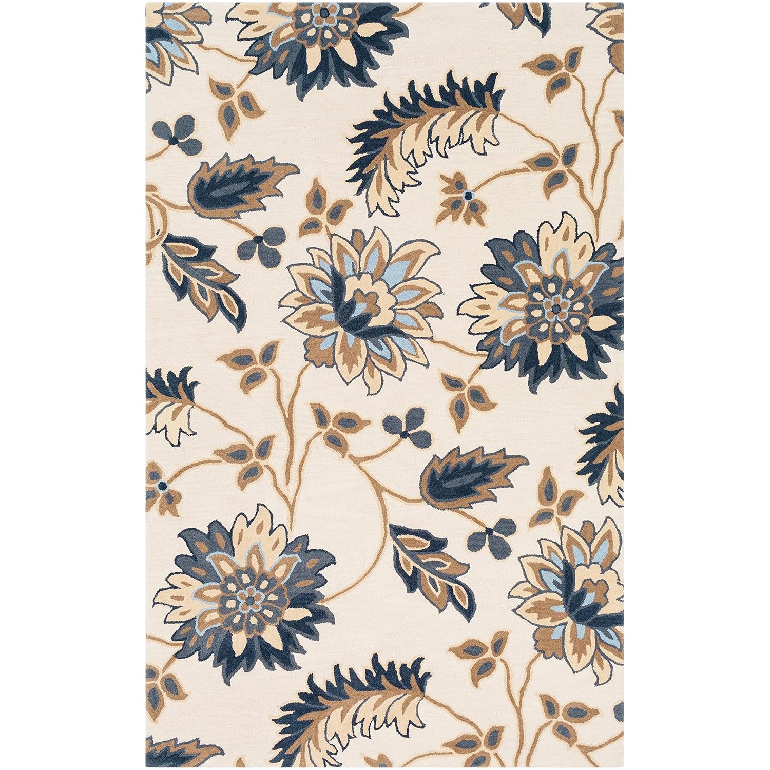 Brielle Botanical Floral Wool Rug