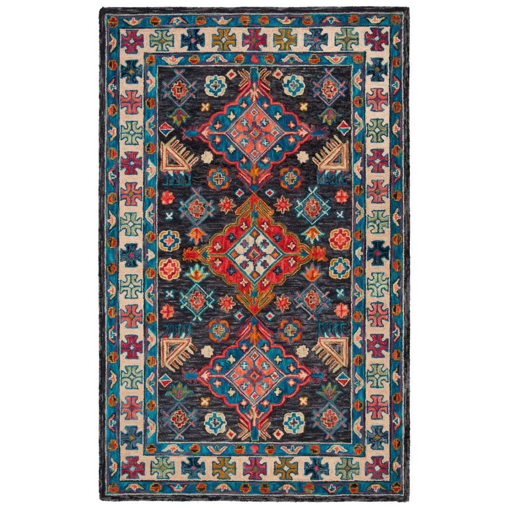 Dastan Tribal Medallion Wool Rug