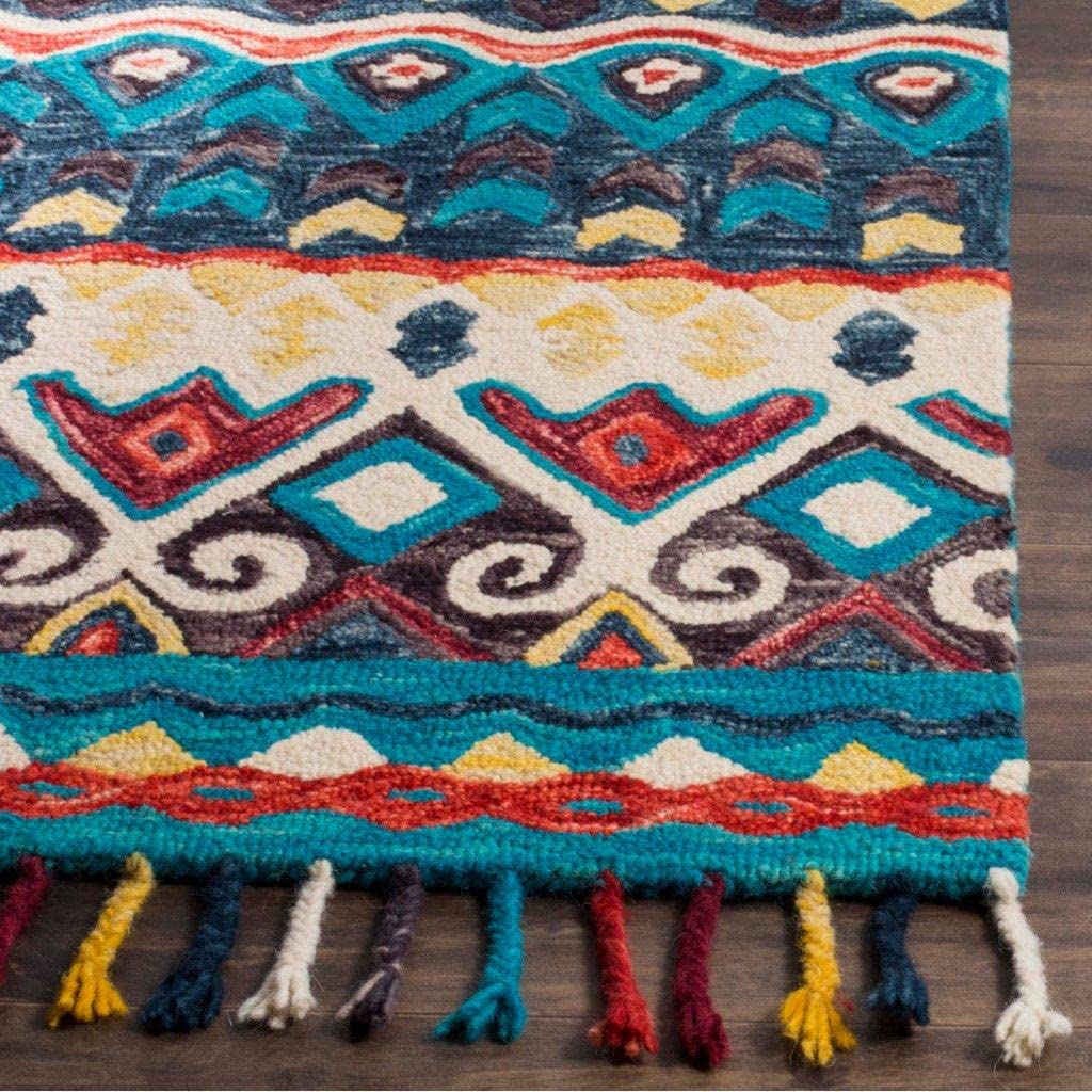 Zariya Bohemian Tribal Wool Rug