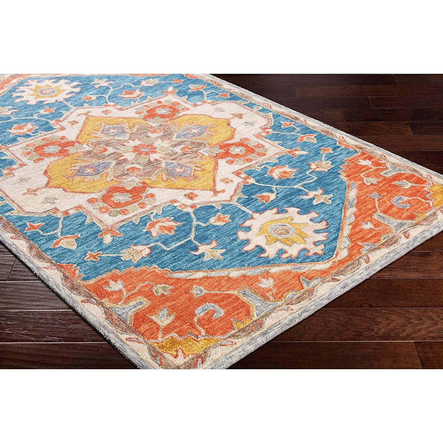 Marina Vintage Floral Wool Rug