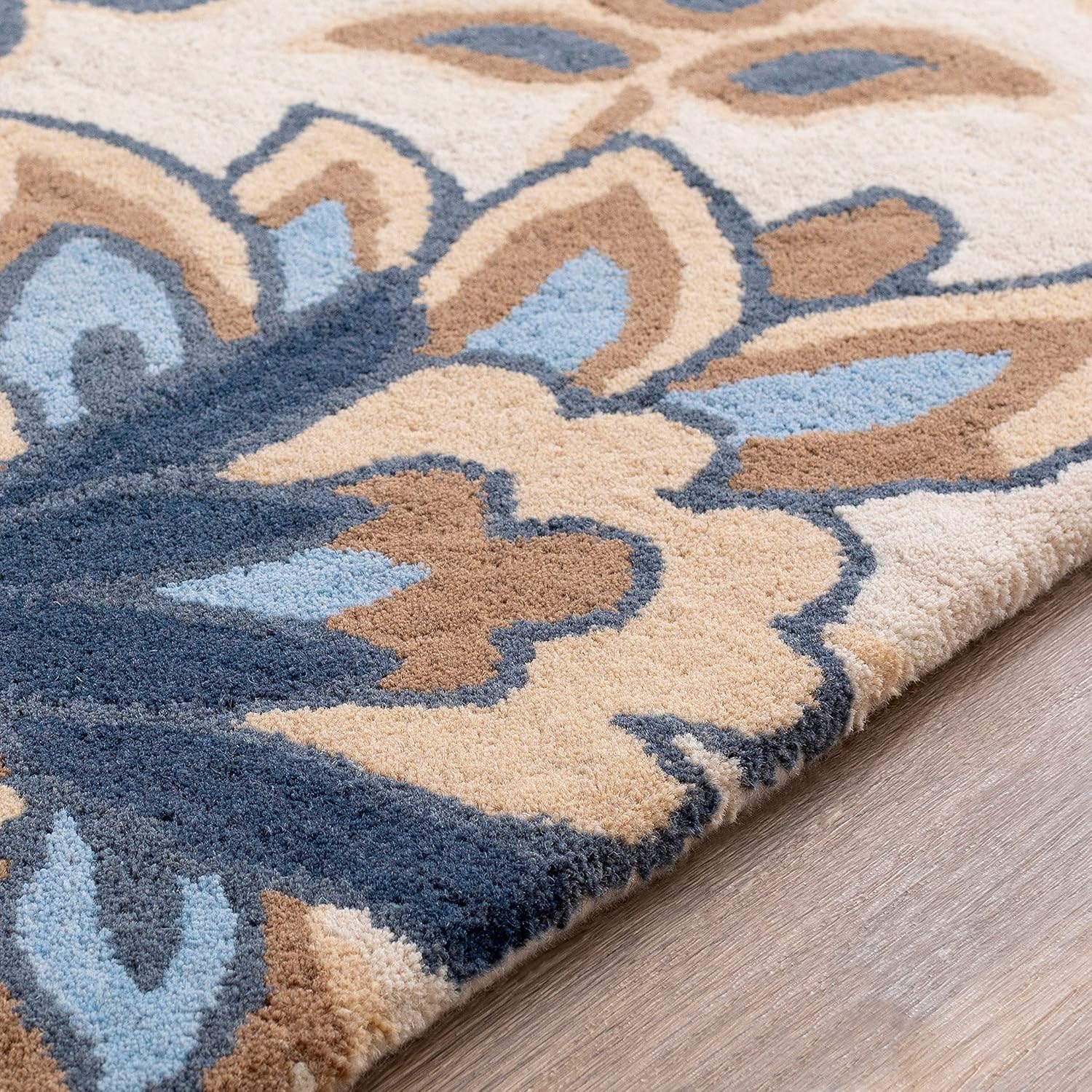 Brielle Botanical Floral Wool Rug