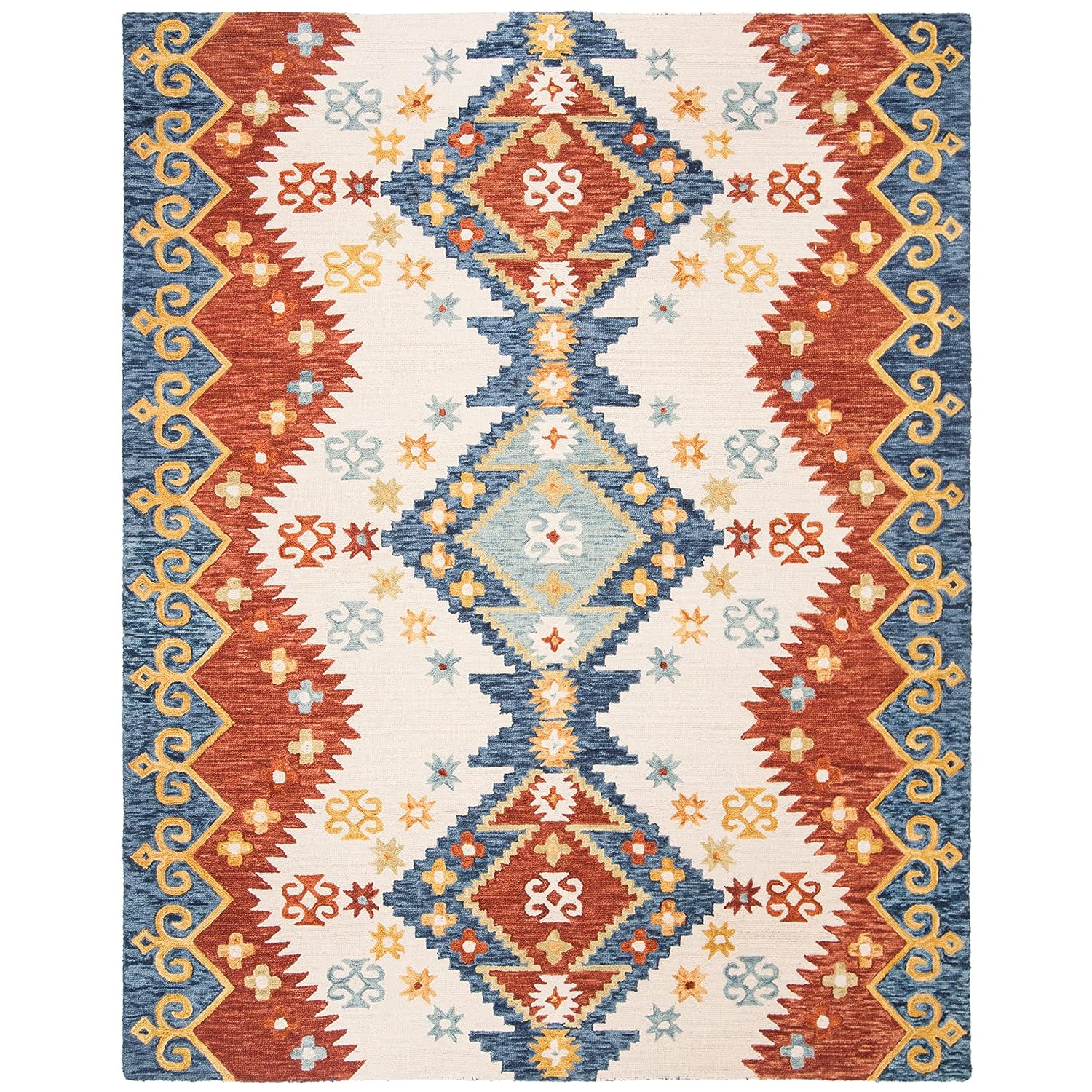Caravan Tribal Geometric Wool Rug