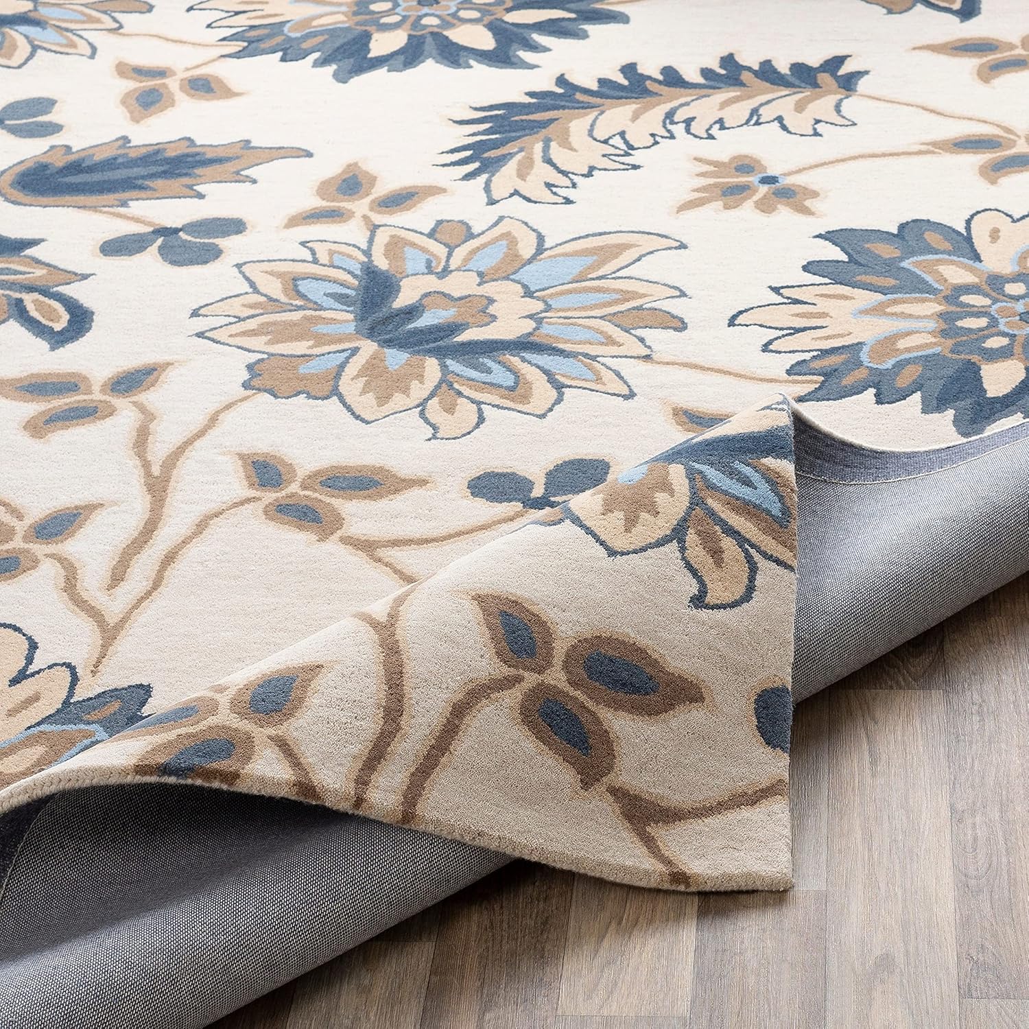 Brielle Botanical Floral Wool Rug