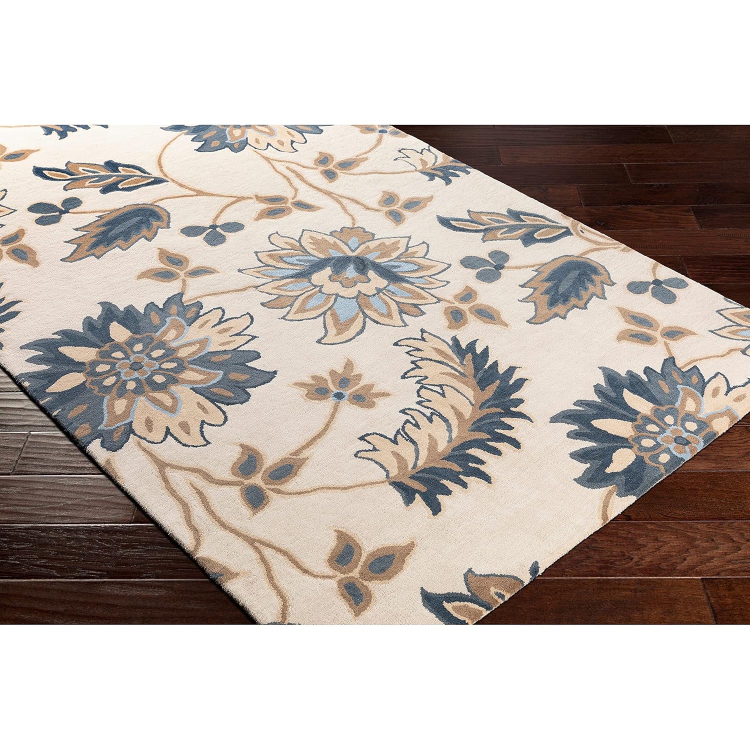 Brielle Botanical Floral Wool Rug