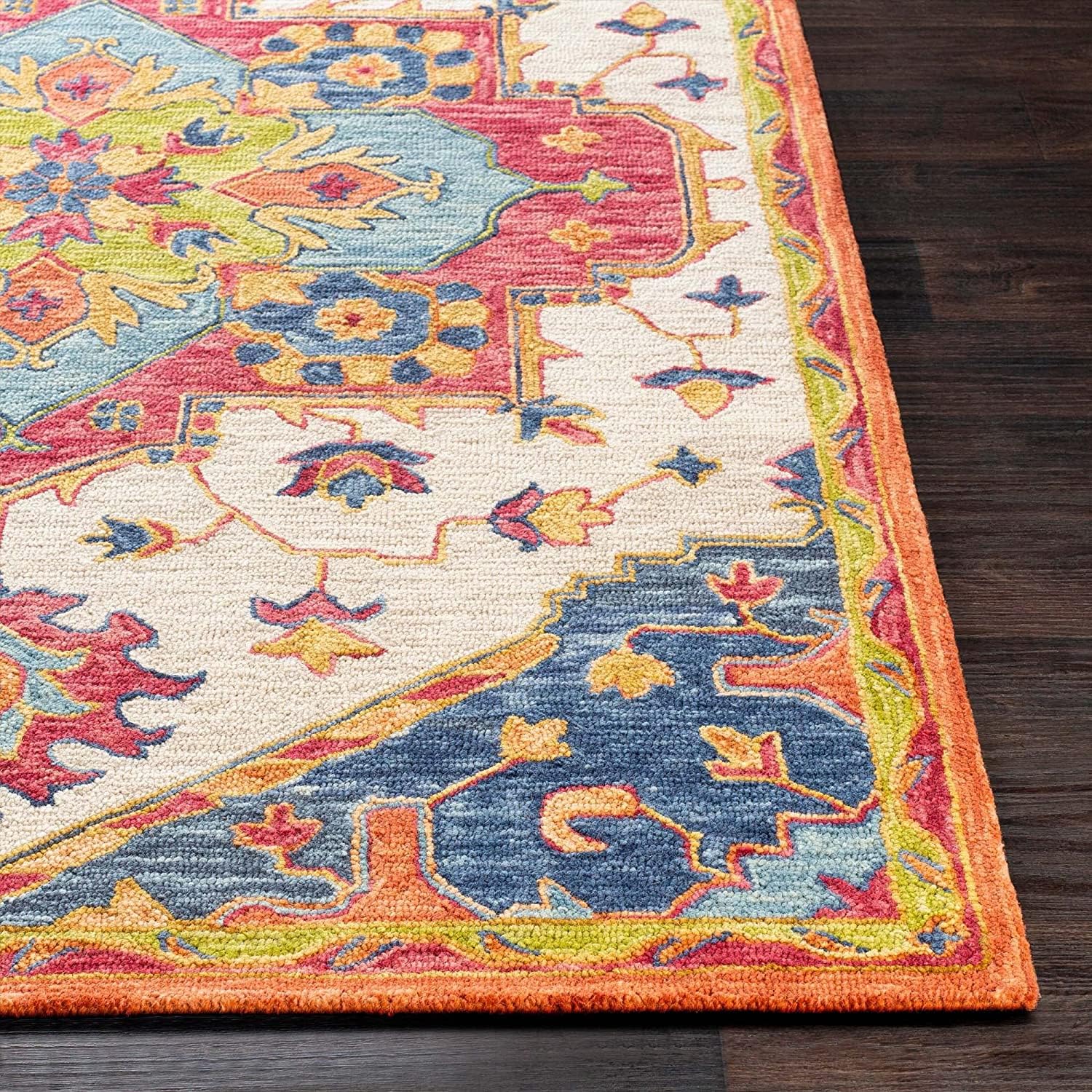 Evermore Ornamental Floral Wool Rug