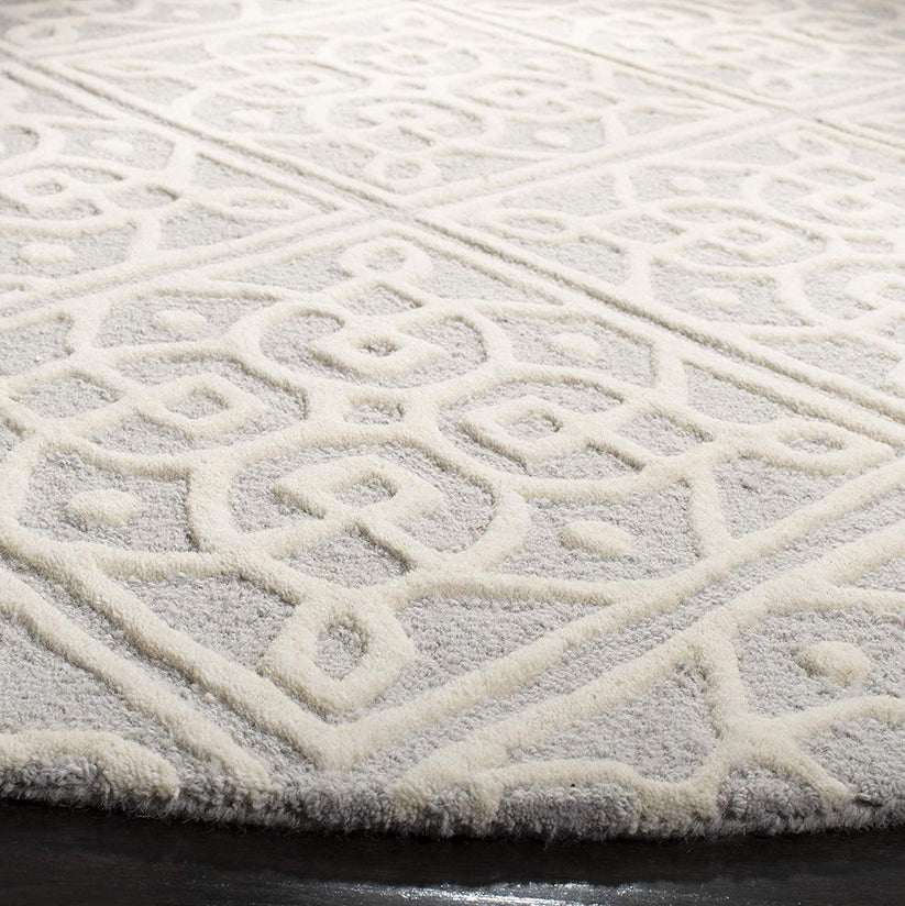 Tessellate Modern Round Wool Rug