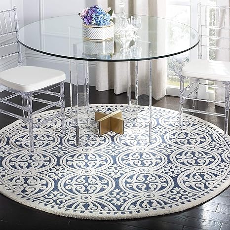 Round Hand Tufted Carpet