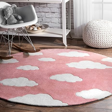 Round Hand Tufted Carpet