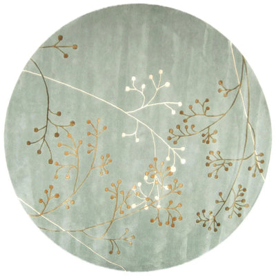 Round Hand Tufted Carpet