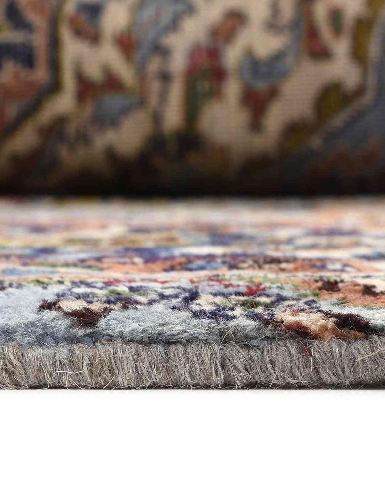 Hand-Knotted Multicolor Rug