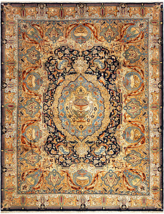 Hand-Knotted Rug