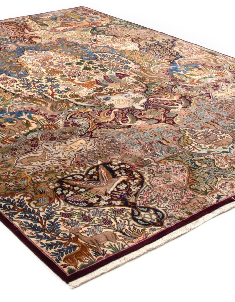 Bahira Pictorial Hand Knotted Wool Rug