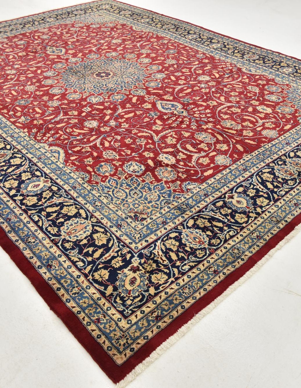 Hand-Knotted Multicolor Rug