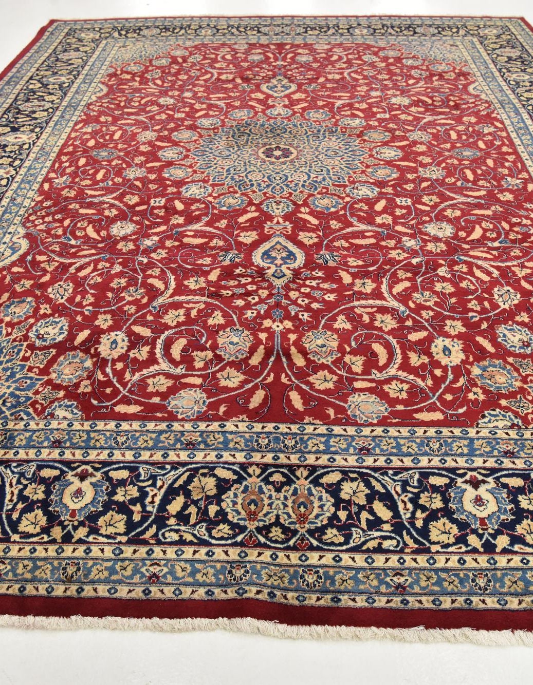 Hand-Knotted Multicolor Rug