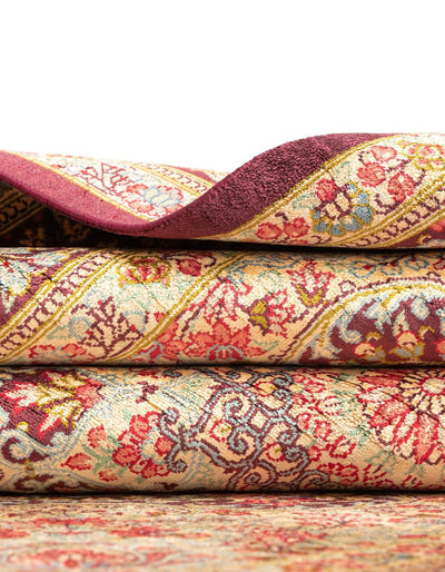 Hand-Knotted Silk Rug