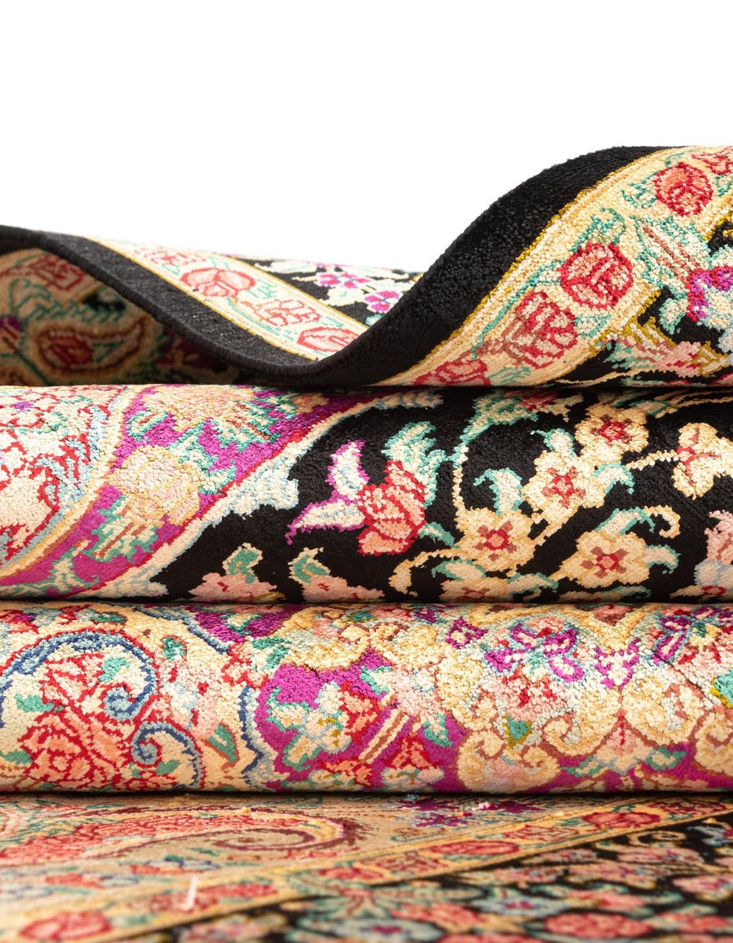 Mehrun Floral Hand Knotted Wool Rug