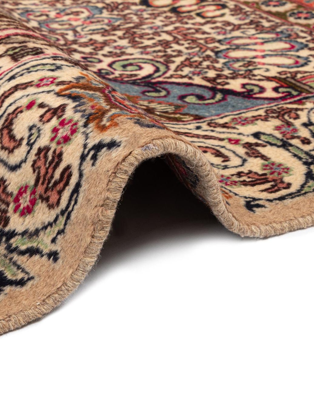 Hand-Knotted Multicolor Rug