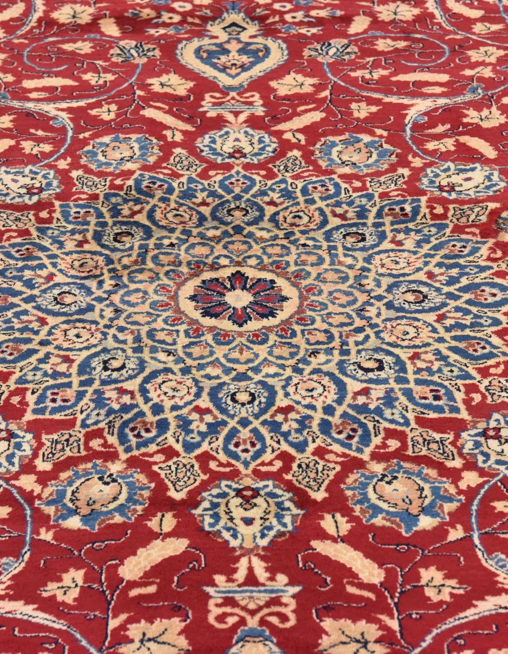 Warda Medallion Hand Knotted Wool Rug