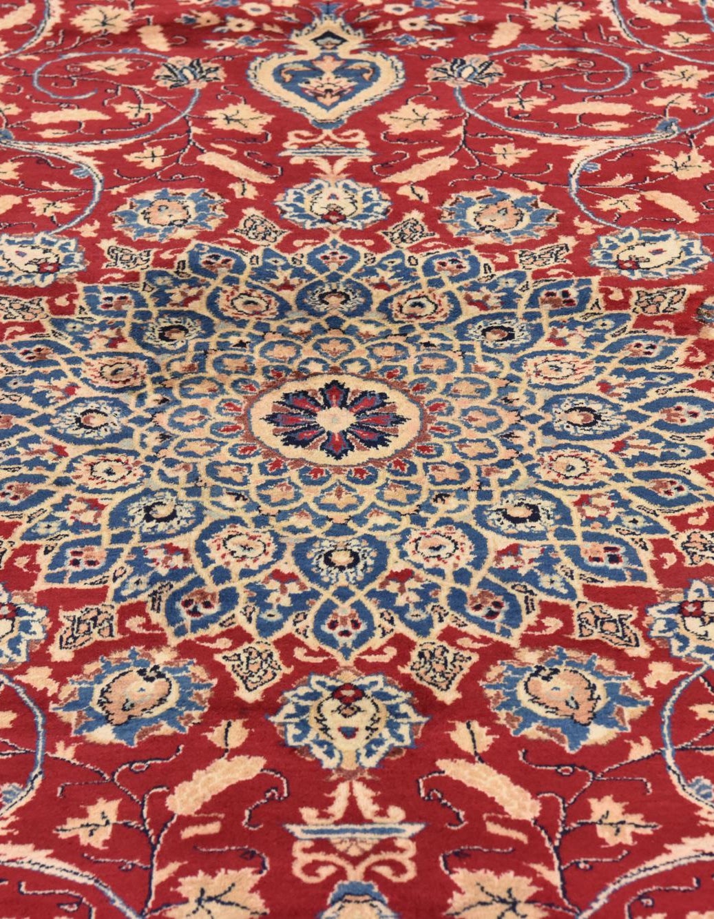 Hand-Knotted Multicolor Rug