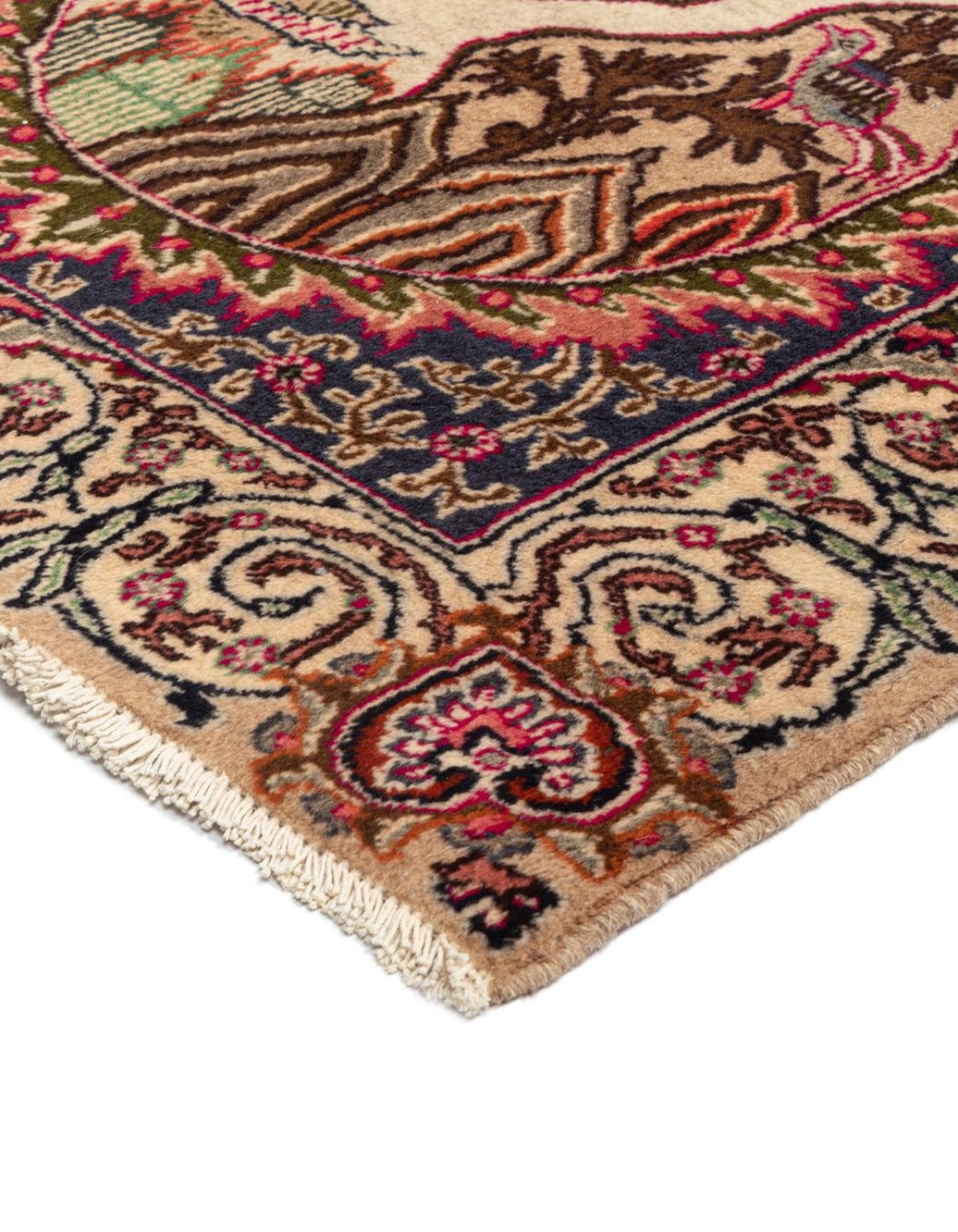 Hand-Knotted Multicolor Rug