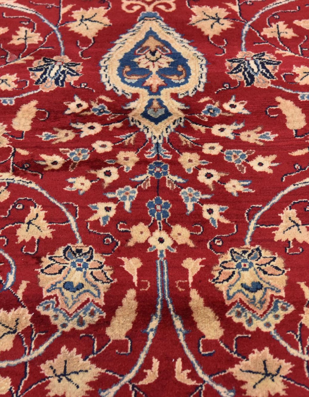 Hand-Knotted Multicolor Rug