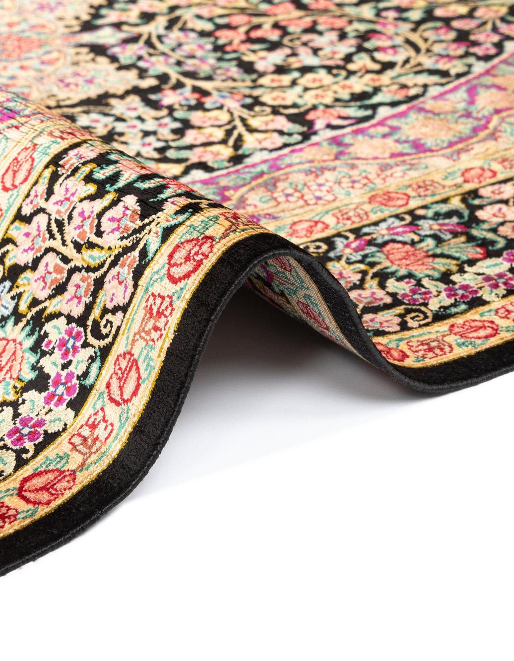 Mehrun Floral Hand Knotted Wool Rug