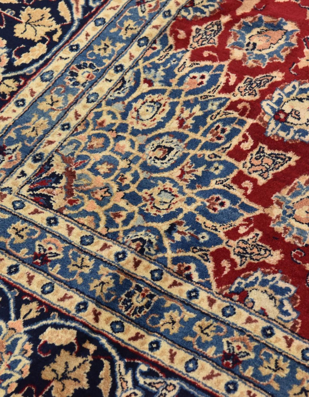 Hand-Knotted Multicolor Rug