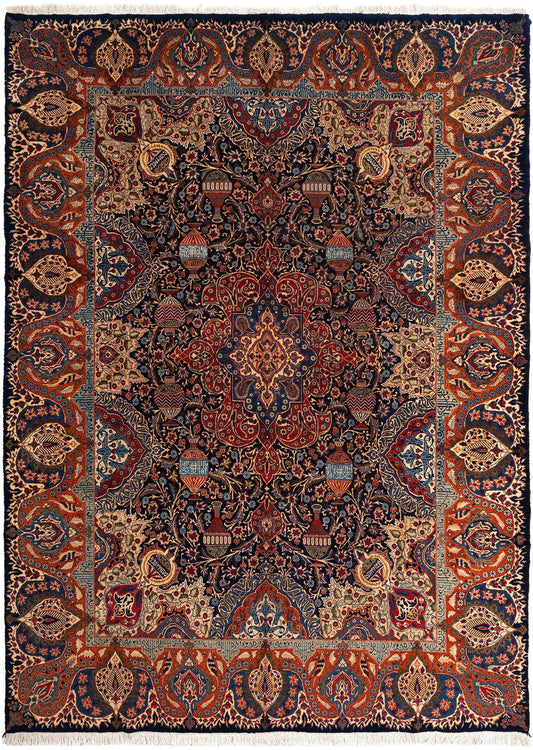 Hand-Knotted Rug