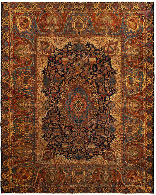 Hand-Knotted Rug