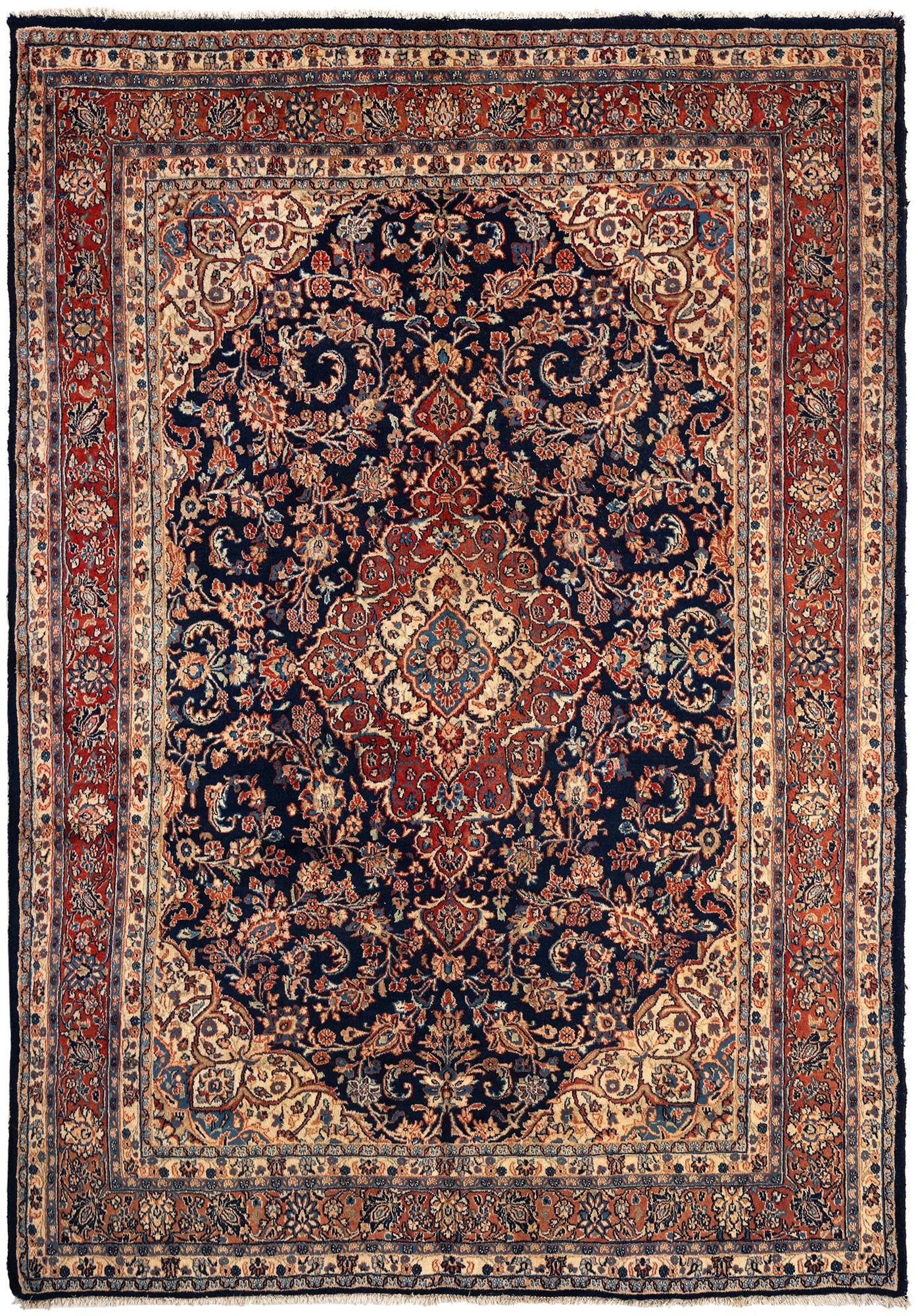 Hand-Knotted Rug