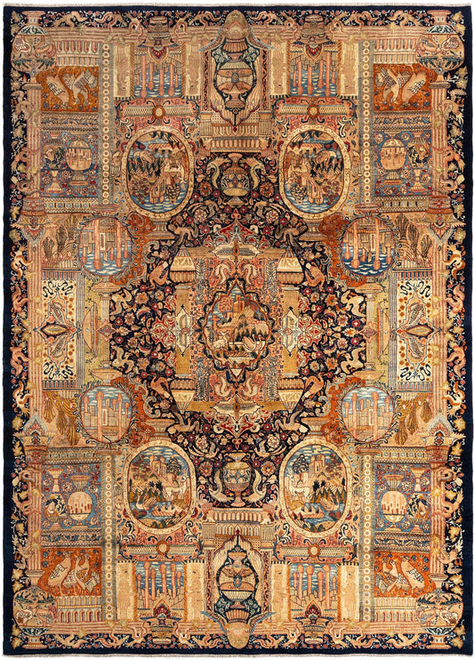 Hand-Knotted Rug